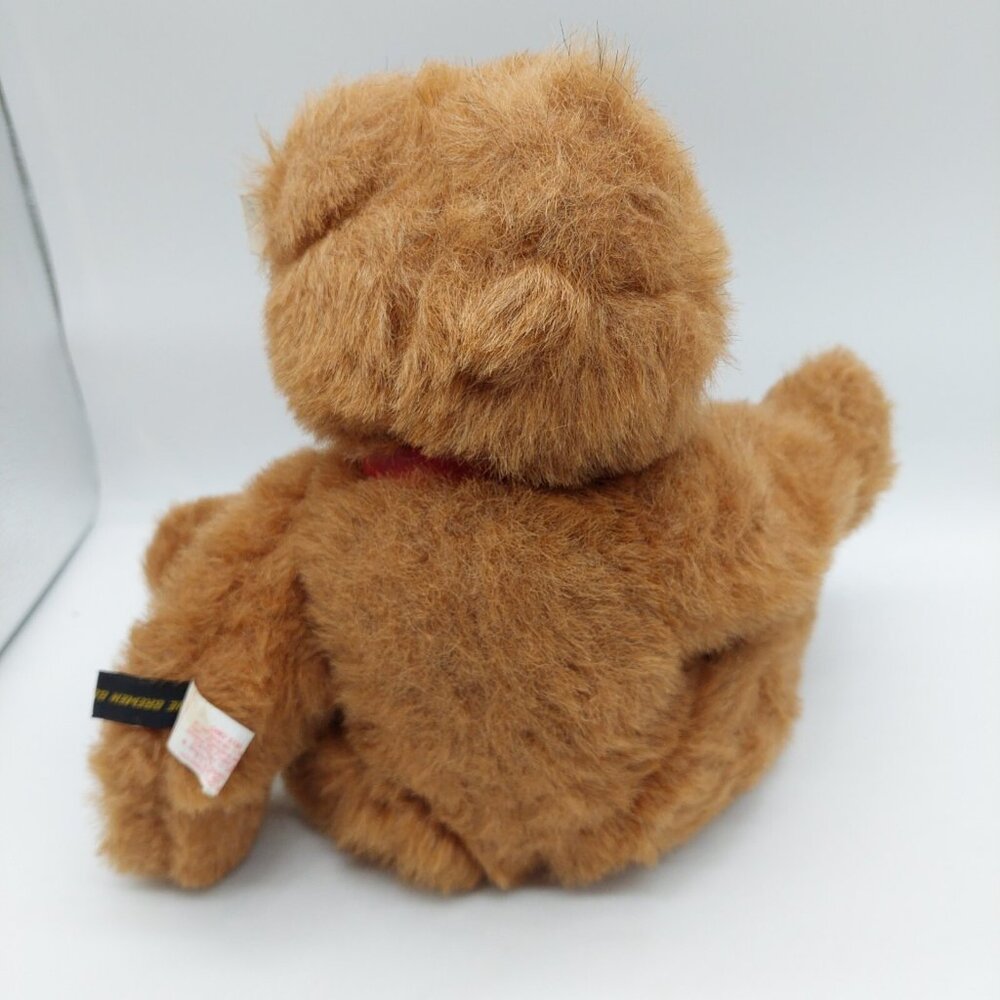 Bremen Bear Company Teddy Bear 14" Jointed Plush Stuffed With Red Collar  1978 - Picture 2 of 12